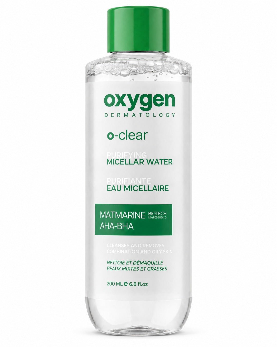 O-Clear Purifying Micellar Water - Oxygen Dermatology