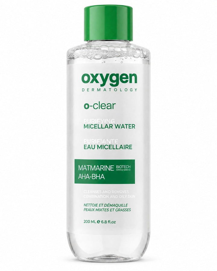 O-Clear Purifying Micellar Water - Oxygen Dermatology