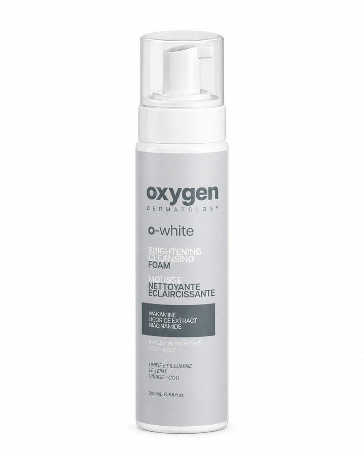 O-WHITE Brightening Cleansing Foam 200ml - Oxygen Dermatology