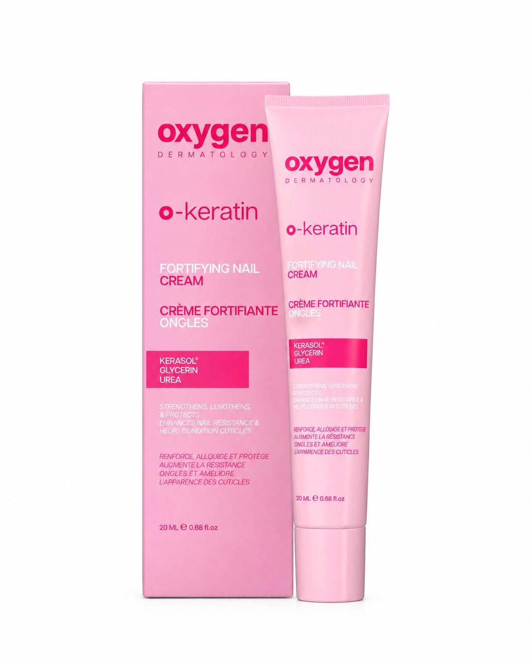 O-KERATIN Fortifying nail cream 20ml - Oxygen Dermatology