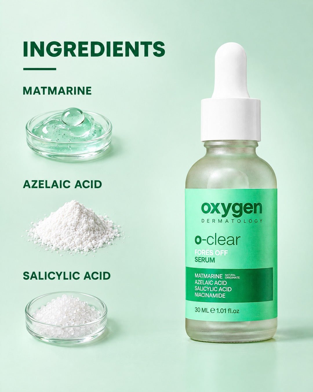 O-CLEAR Pores off Serum 30 ml - Oxygen Dermatology