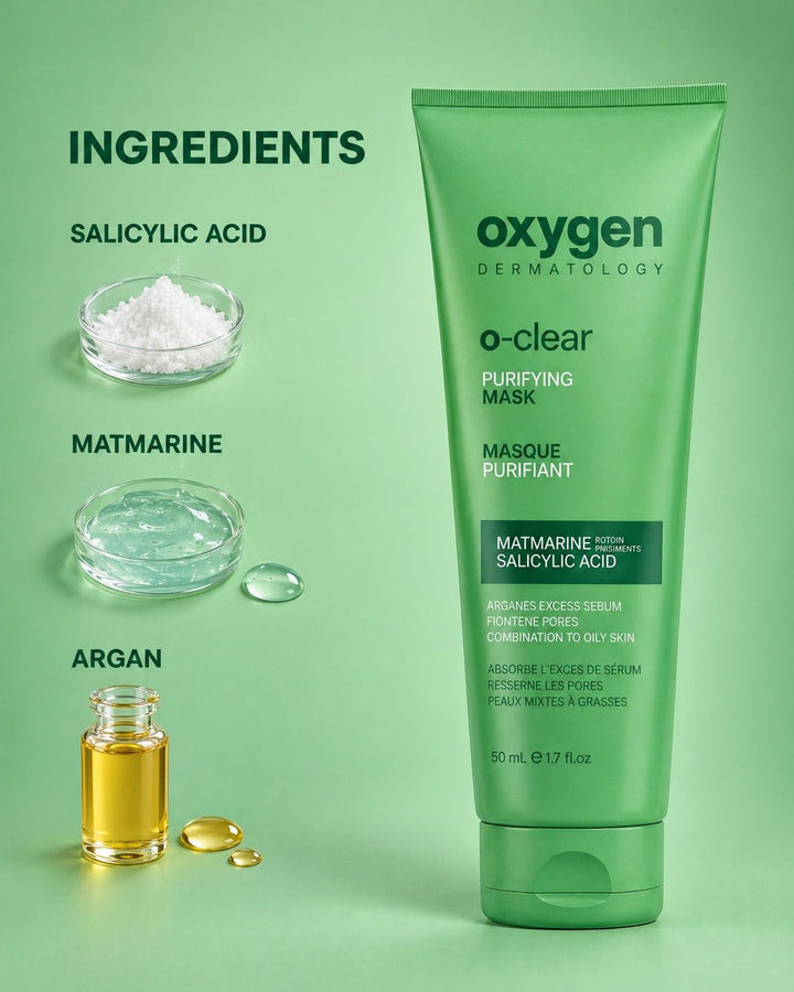 O-CLEAR Purifying Face Mask - Oxygen Dermatology