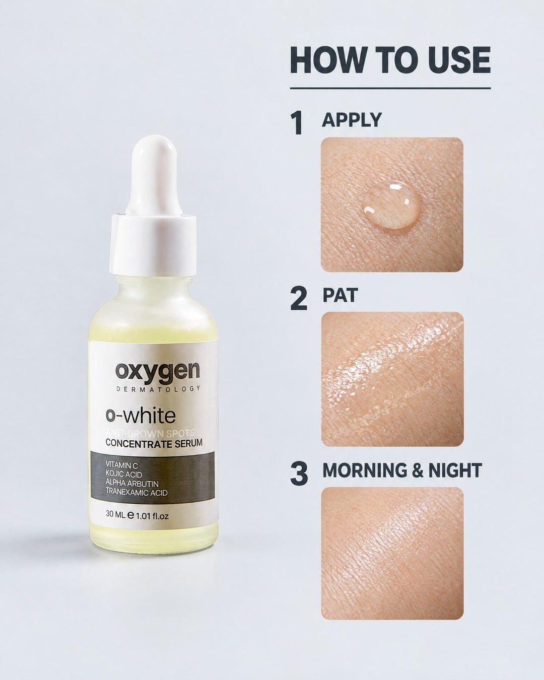 O-White advanced whitening serum 30 ml - Oxygen Dermatology