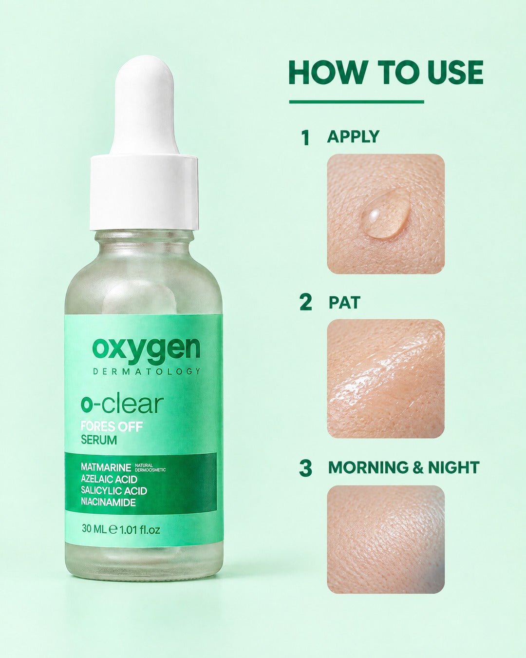 O-CLEAR Pores off Serum 30 ml - Oxygen Dermatology