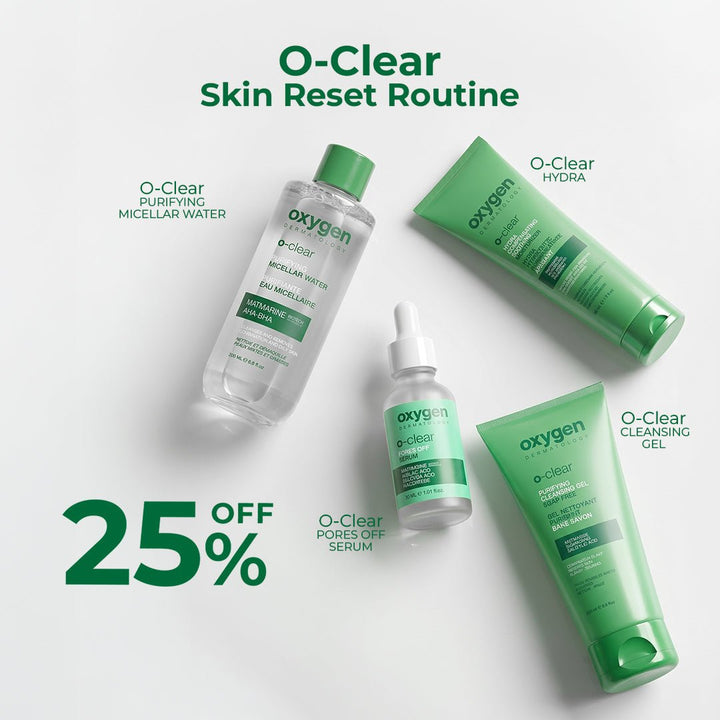 O-CLEAR "Skin Reset Routine" - Oxygen Dermatology