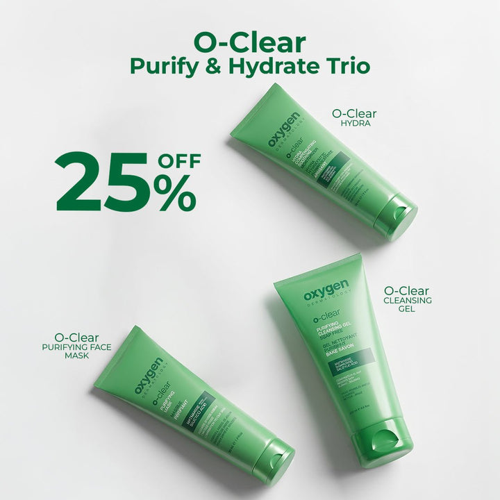 O-CLEAR "Purify & Hydrate Trio" - Oxygen Dermatology
