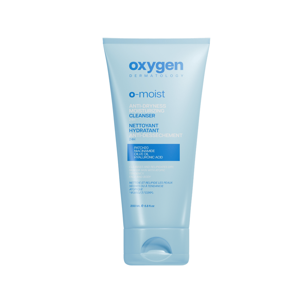 O - MOIST ANTI - DRYNESS MOISTURIZING CLEANSER 200 ml - Oxygen Dermatology